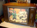 TV em cores somente em 83, quando queimou a antiga!